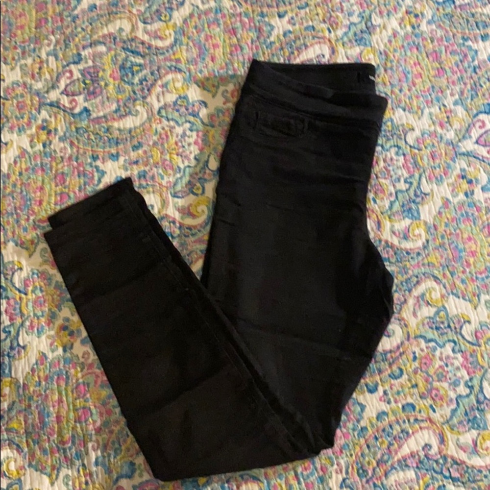 Nine West black jeggings